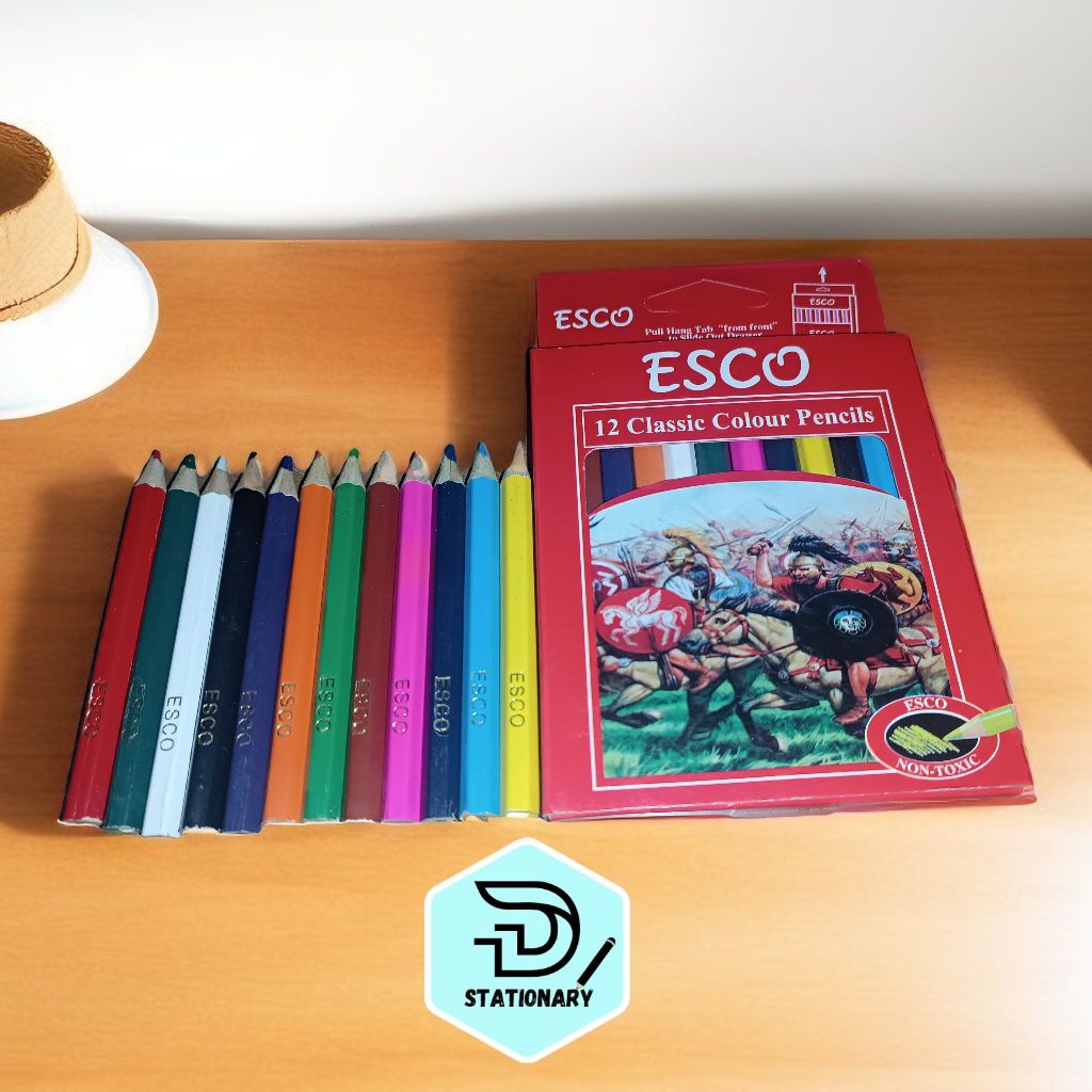 

PENSIL 12 WARNA PENDEK ESCO/PERLENGKAPAN MENGAMBAR
