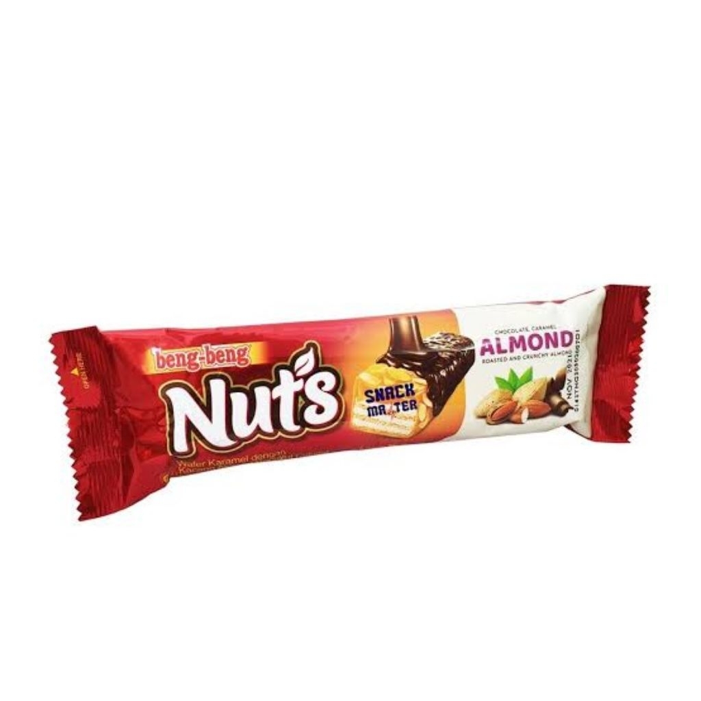 

ECER BENG BENG NUTS ALMOND WAFER KARAMEL NETTO 35 GR Muraah