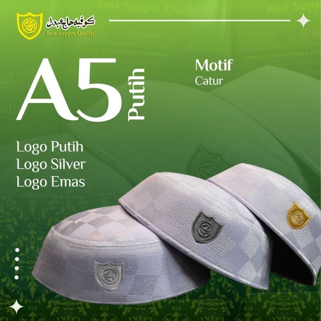 Peci Malaysia Haji Abdul Kareem Import Quality Type Grade A5