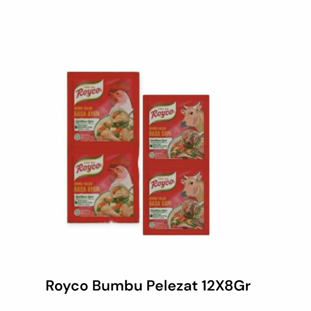 

Royco Bumbu Pelezat 12pcsX8Gr