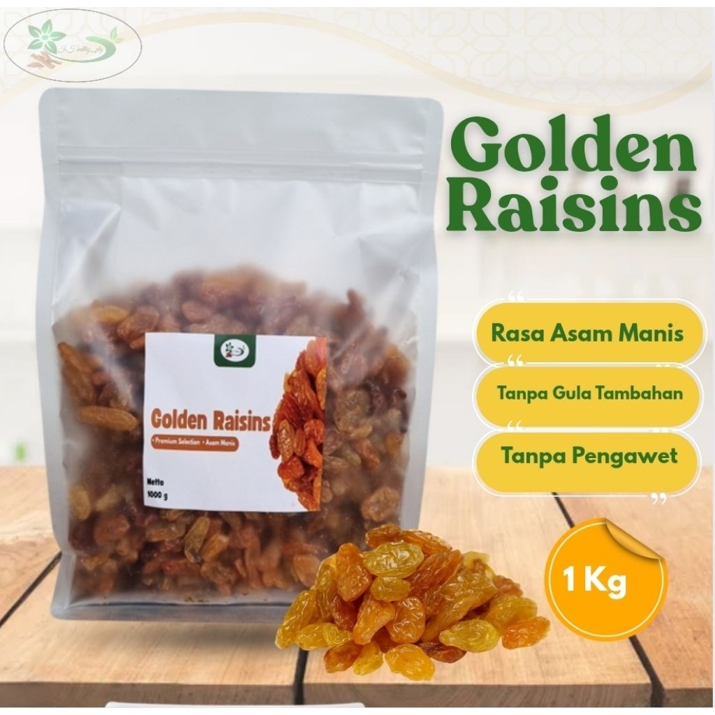 

Kismis Asam Manis Golden Raisins 1 Kg Untuk Oleh-Oleh Haji dan Umroh