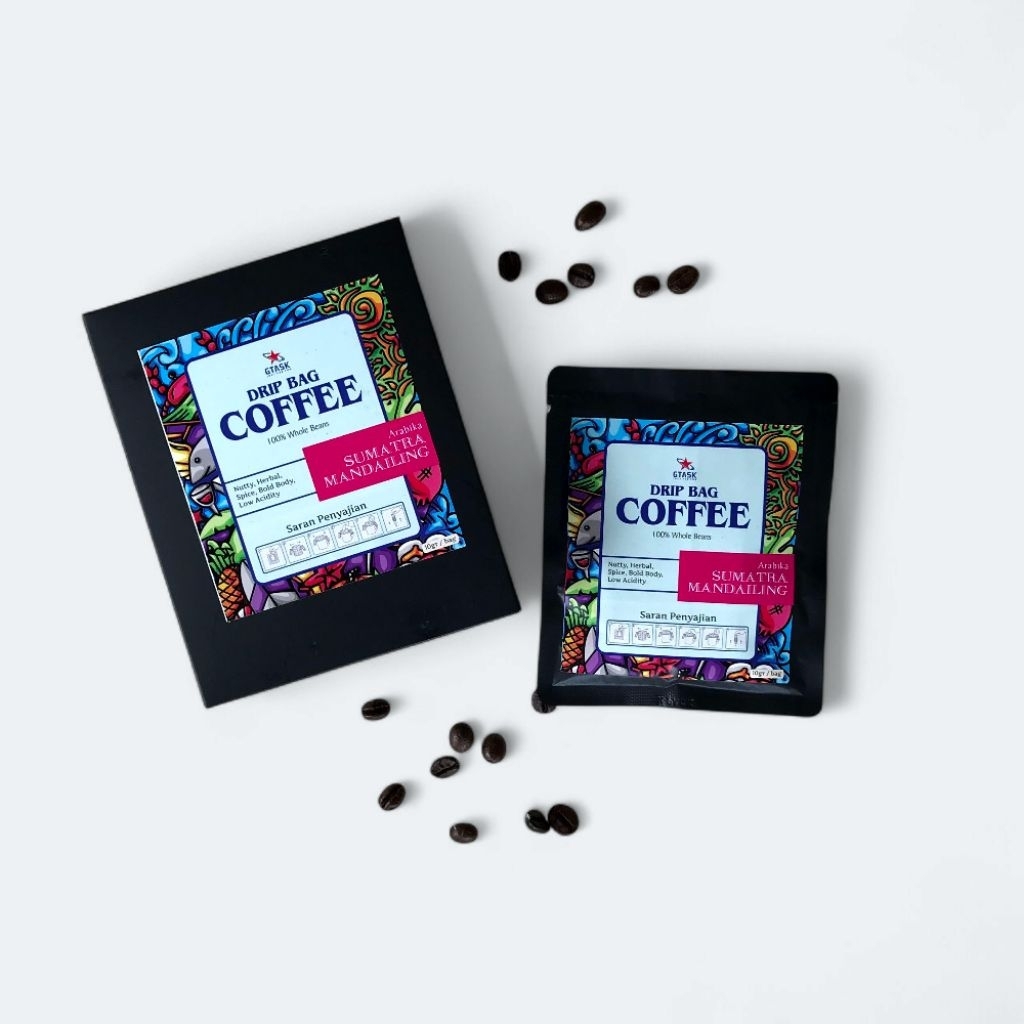 

Kopi Dripbag Arabica Sumatra Mandailing Satu Sachet