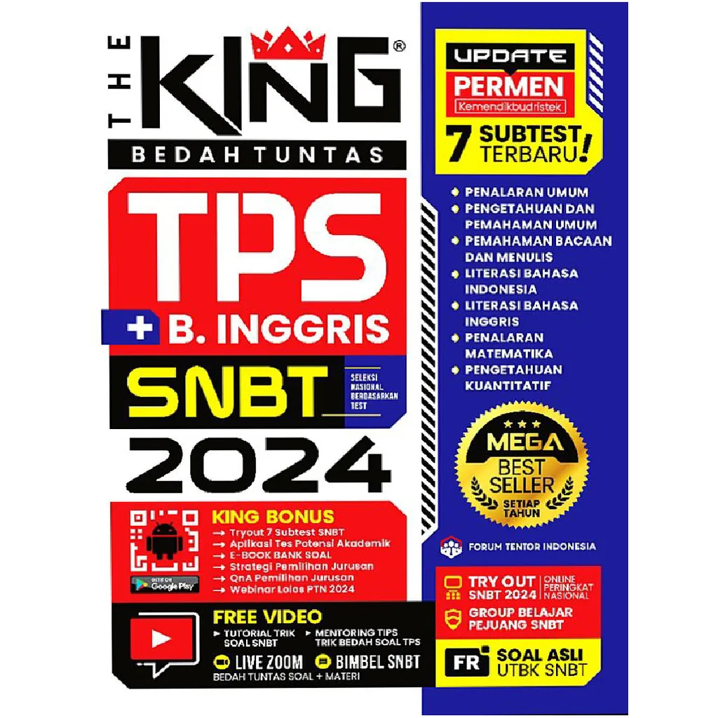 The King SNBT 2024 + TPS Bahasa Inggris
