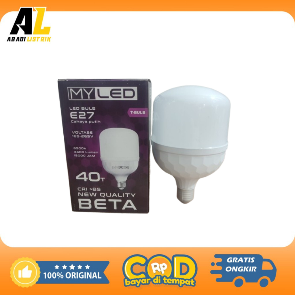 MYLED BETA LED 40 T/Bohlam LED murah Merk MYLED BETA 40 T/LED murah myled 40 T