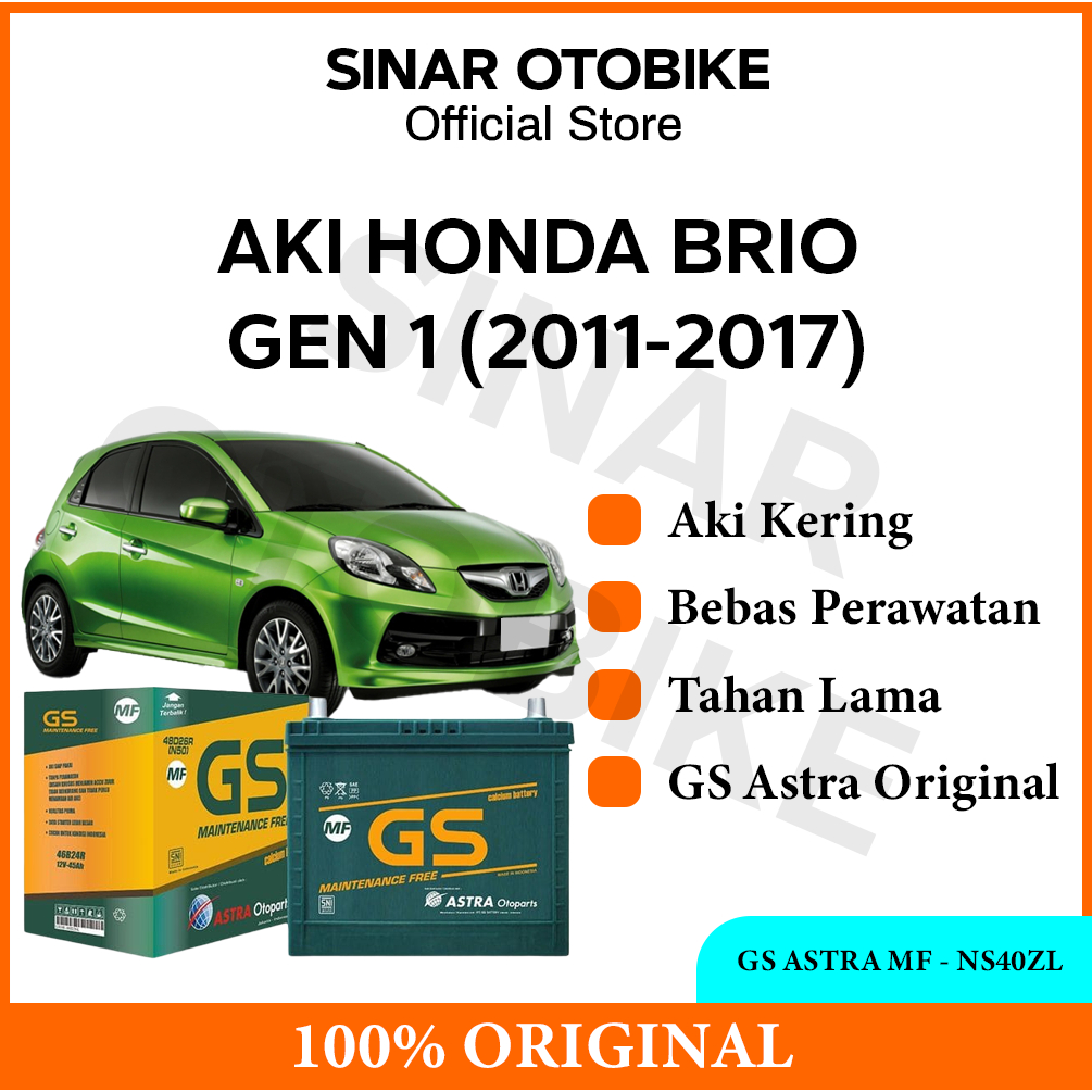 AKI BRIO LAMA GS ASTRA MF KERING - NS40ZL