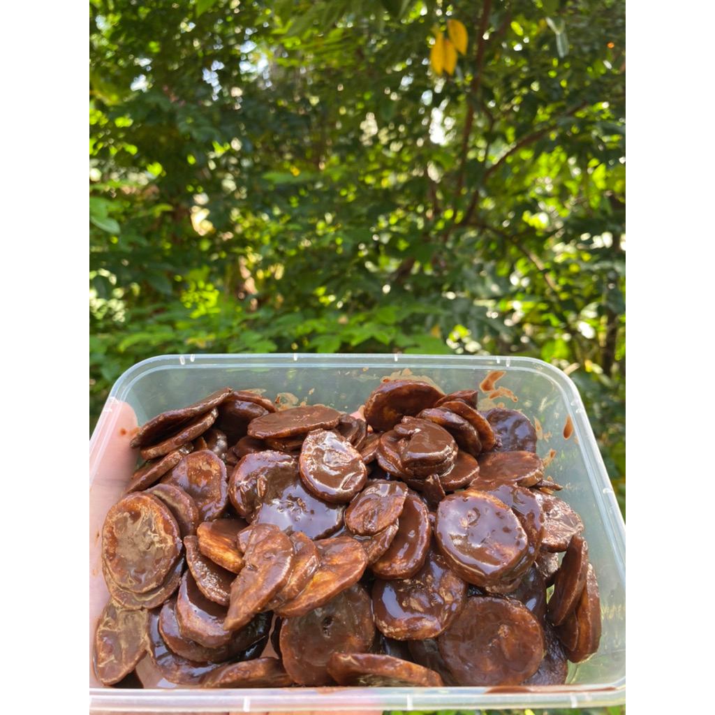 

keripik pisnag cokelat lumer box 500mili isi200gr