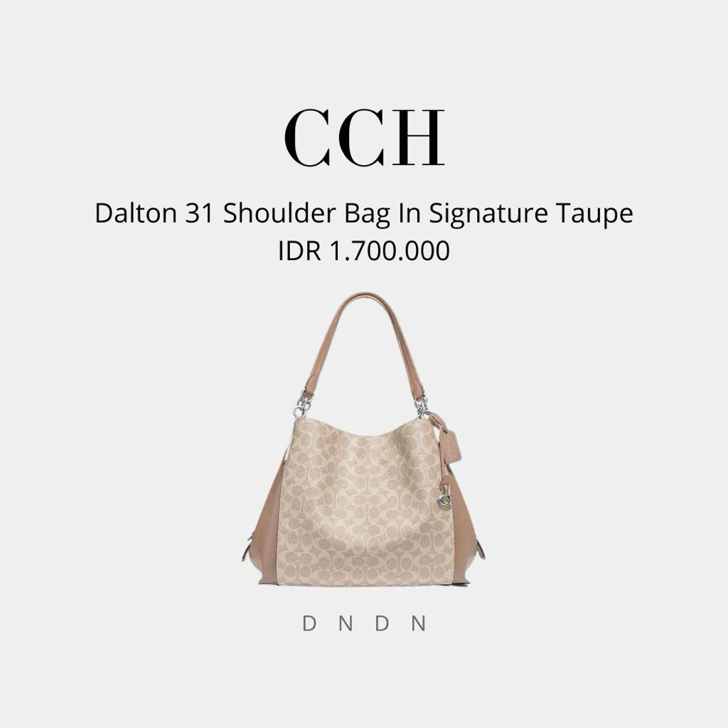 Dalton 31 Shoulder Bag In Signature Taupe