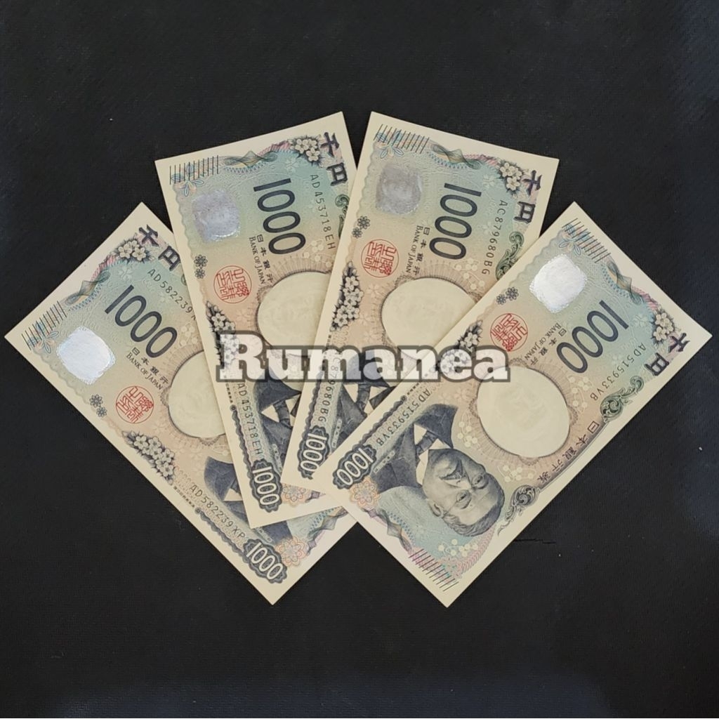 Yen Jepang Uang Asing Pecahan 1000 Yen New Series