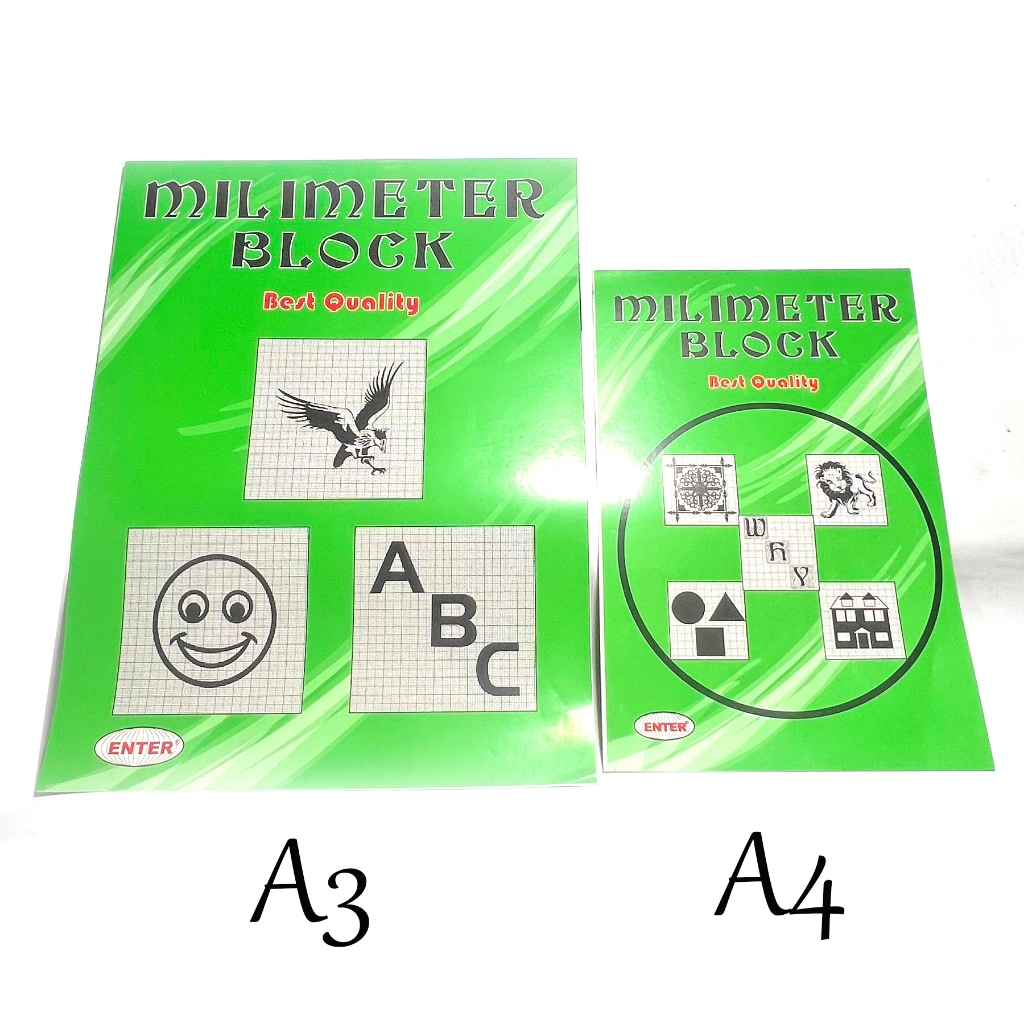 

Milimeter Block Ukuran A3 dan A4 ENTER
