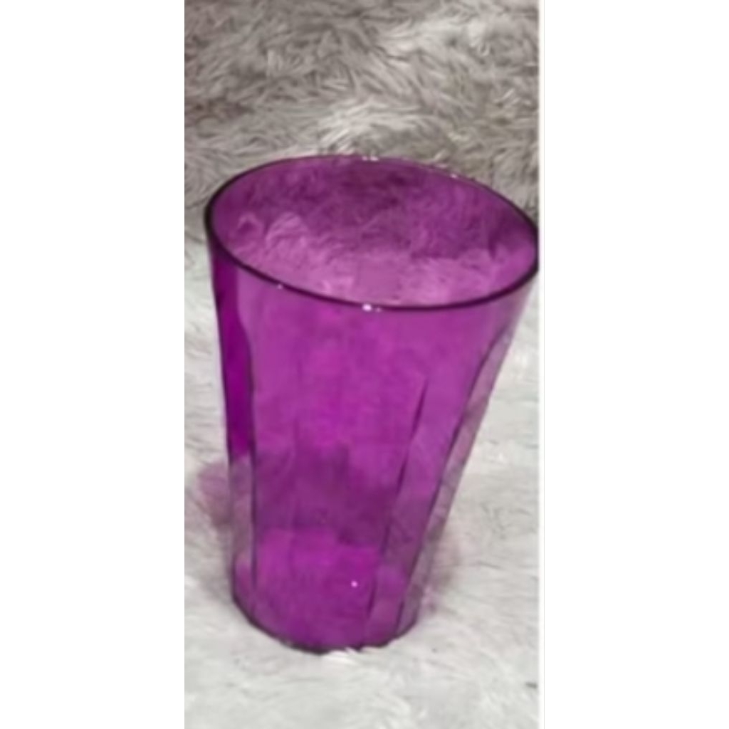 gelas kristal  prisma tupperware