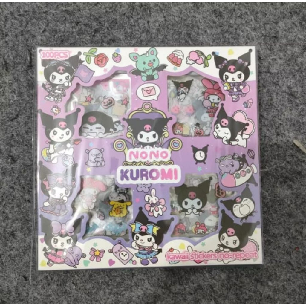 

STICKER STIKER NONO KUROMI ISI 100 PCS