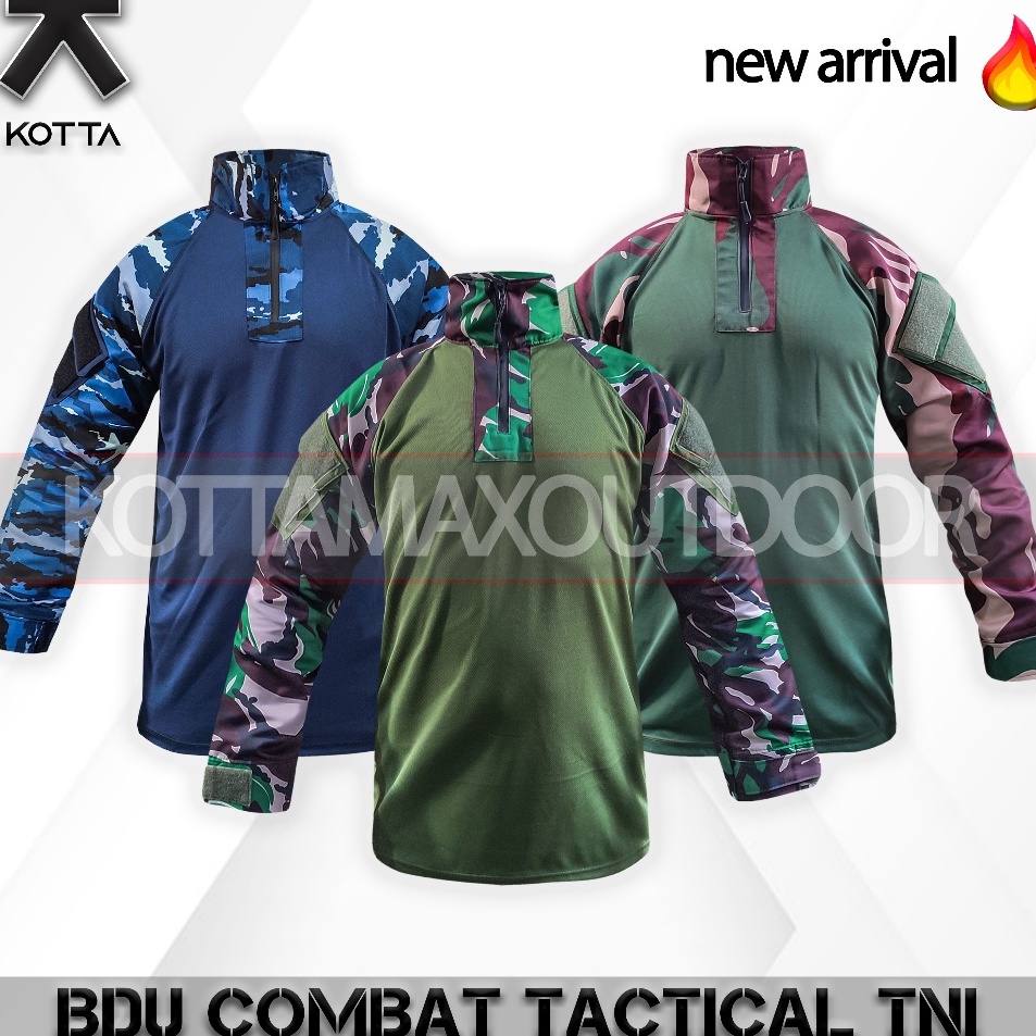 COD  BAJU KAOS BDU COMBAT SHIRT TACTICAL LORENG MALVINAS KOPASSUS SBP TNI AU ARMY BAJU TACTICAL LEHE