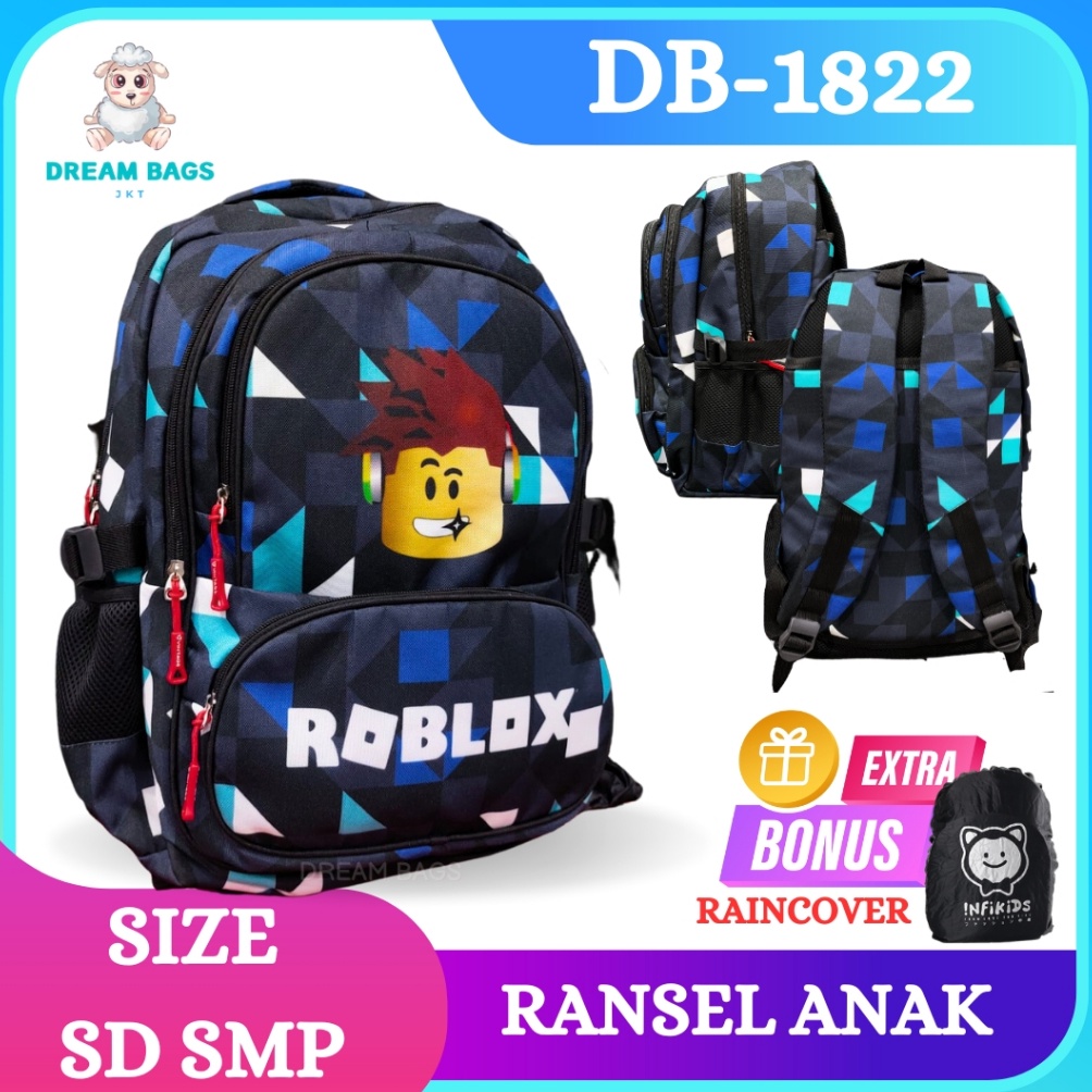 Stok baru Tas Sekolah Anak Laki Laki SD Dream Bags Tas Anak Laki Laki Roblox Terbaru  Tas Sekolah An