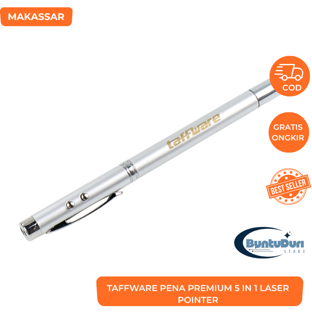 

Taffware Pena Premium 5 in 1 Laser Pointer