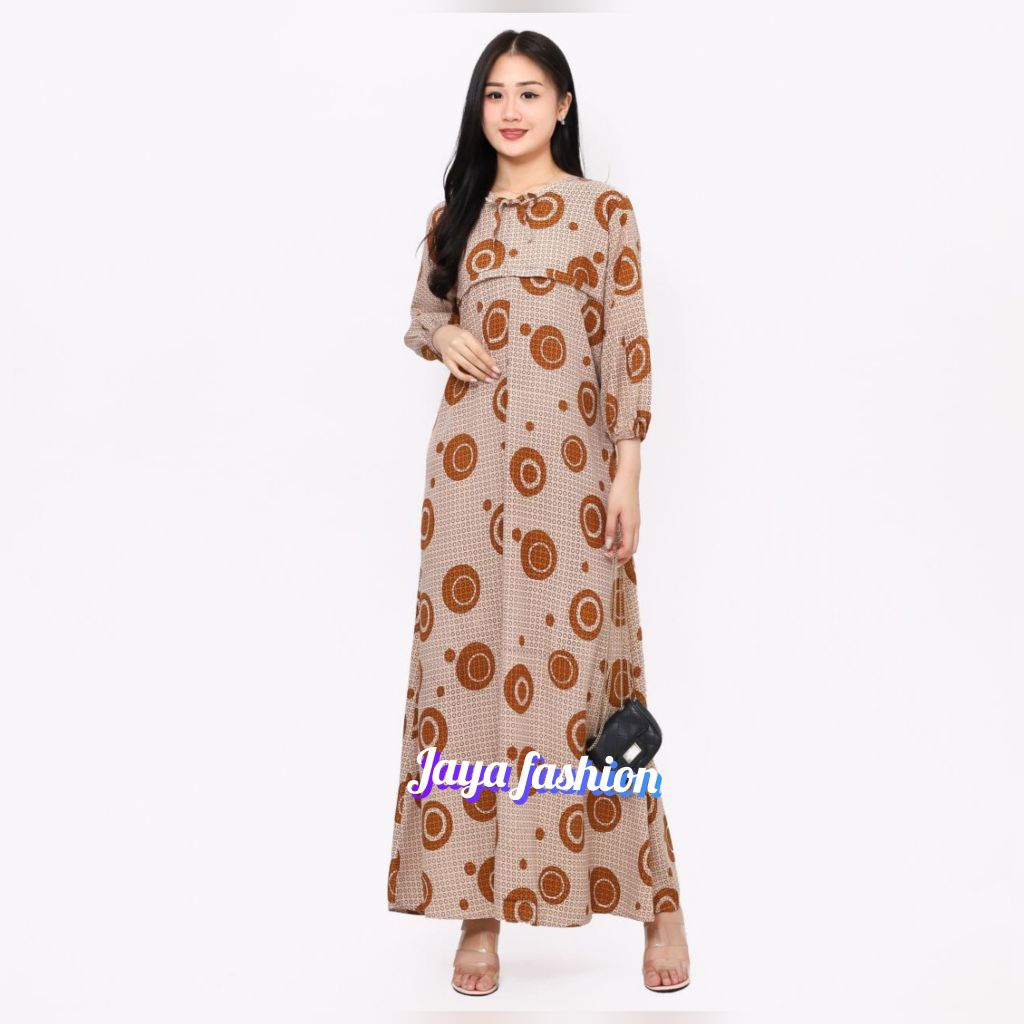 Dress Raisa Bahan Rayon premium/Gamis Raisa Kekinian/Dress Jumbo Oversize Midi Terbaru