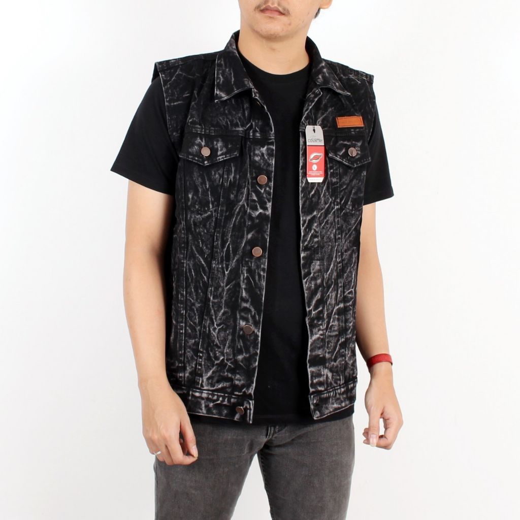 ROMPI JEANS BLACK SANWOSH PRIA JUMBO