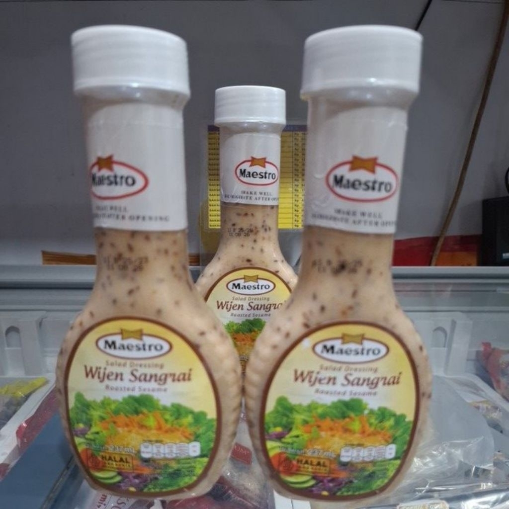 

maestro salad Dressing wijen sangrai 237 ml