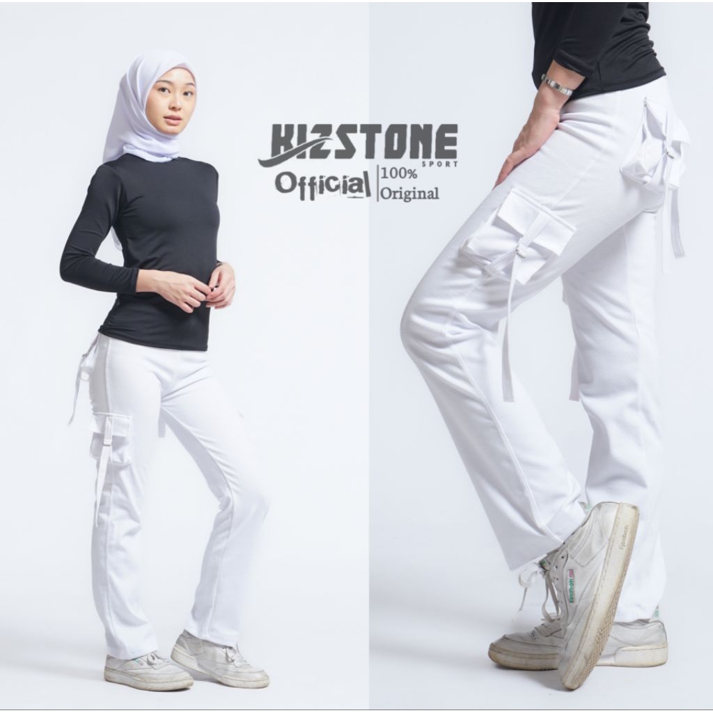 Celana Olahraga Kargo Army Panjang / Celana Kargo Senam / Celana Senam Wanita