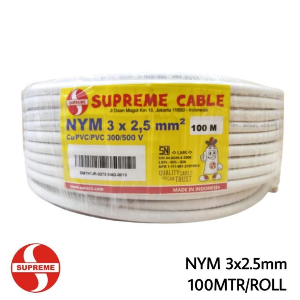 KABEL SUPREME NYM 3X2,5 50M