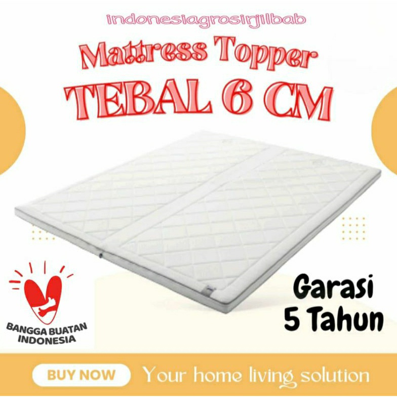 KODE A55J MATTRESS TOPER  MATRASS PELAPIS KASUR  TOPPER SPRINGBED  KASUR LANTAI  PELAPIS SPRINGBED  