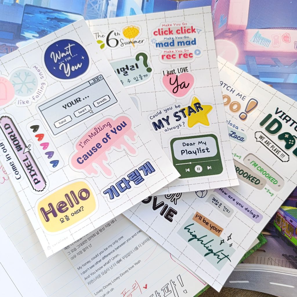 

[BACA DESKRIPSI] Plave Sticker sheet