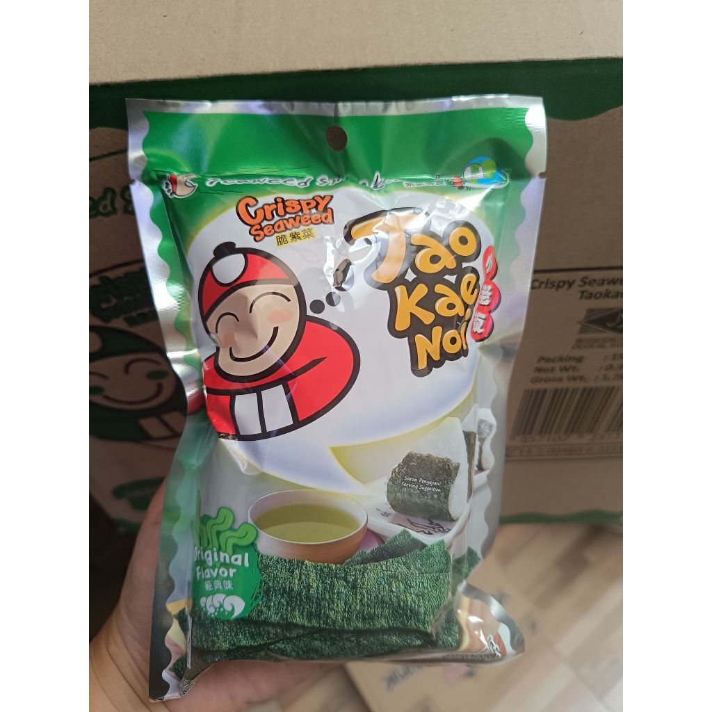 

TAO KAE NOI CRISPY SEAWEED original FLAVOR 15gr