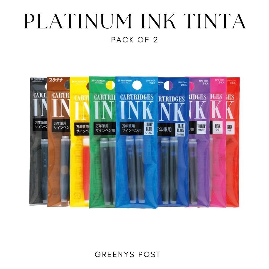 

Platinum Cartridge Ink Set Tinta Fountain Pen