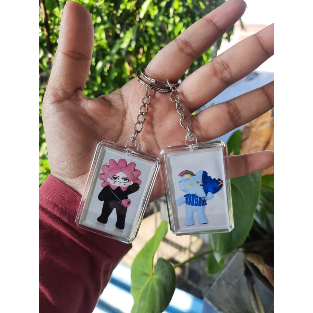 Gantungan kunci skynani neona smyle keyring nani hirunkit keychain sky