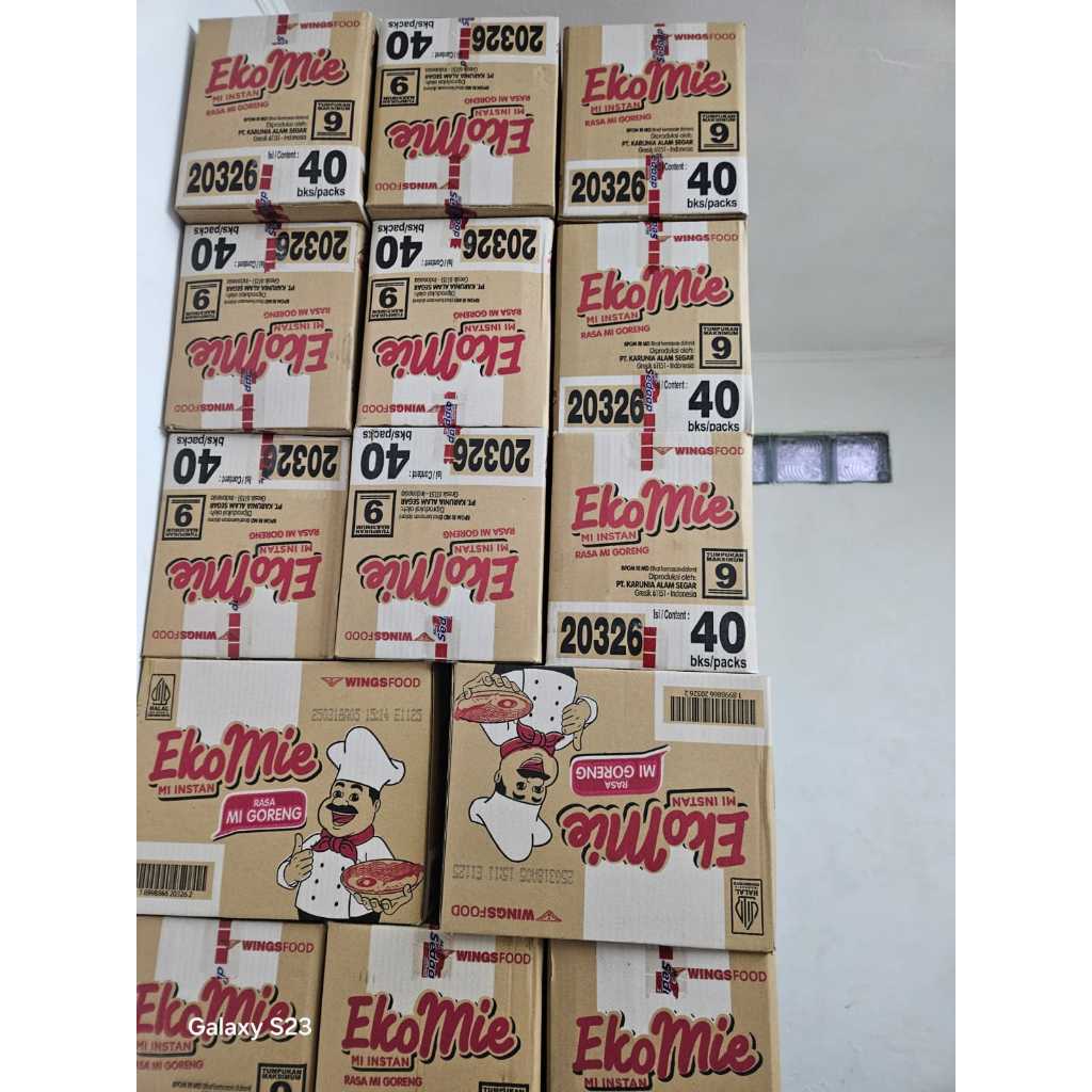 

Ekomie Minyak Instant Rasa Mi Goreng kemasan 60gr 1dus