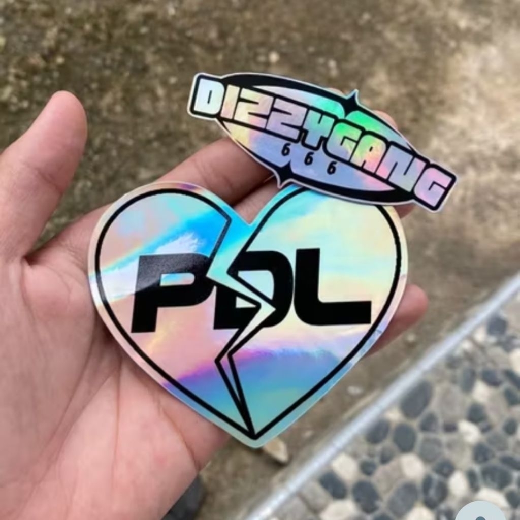 

Stiker PDL hologram dapat 2pcs