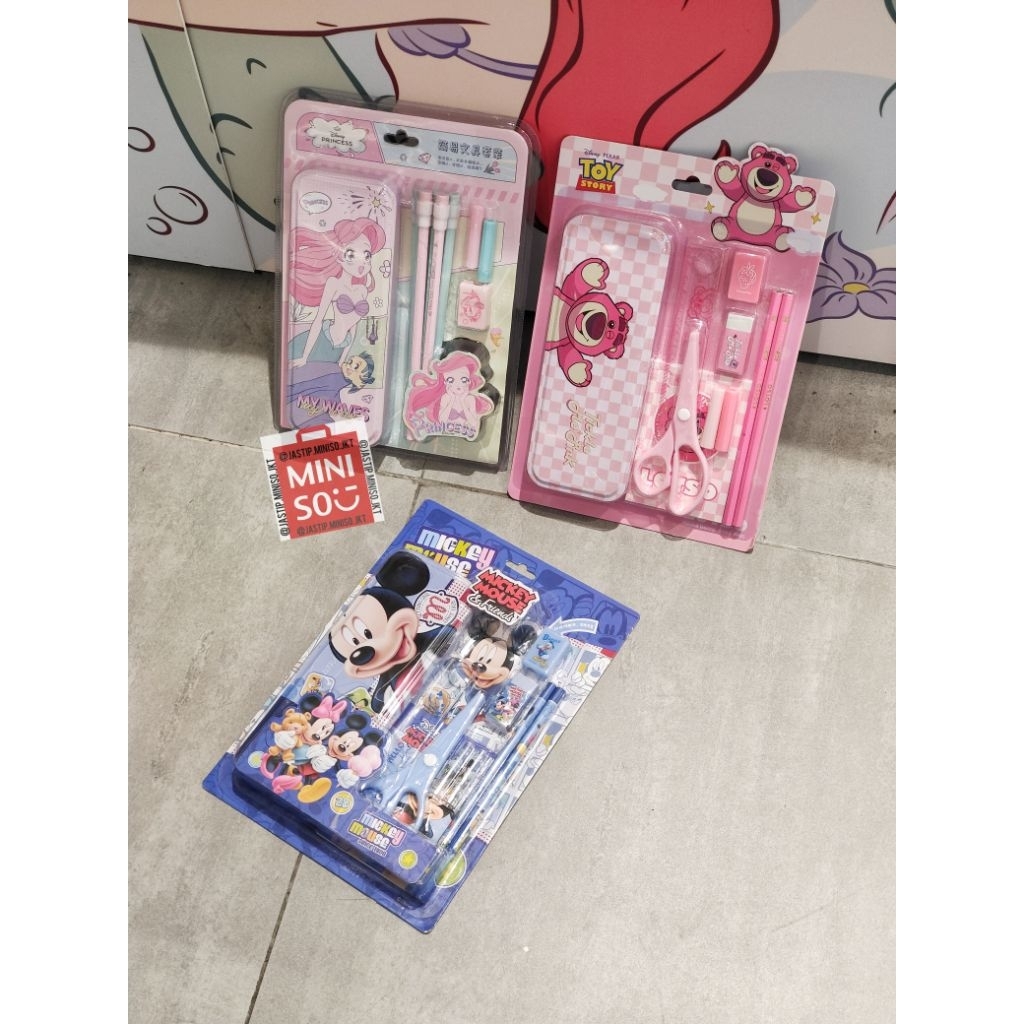 

Oh Some! x DISNEY Stationery Set / Alat Tulis Set DISNEY Collection (MICKEY / ARIEL / LOTSO).