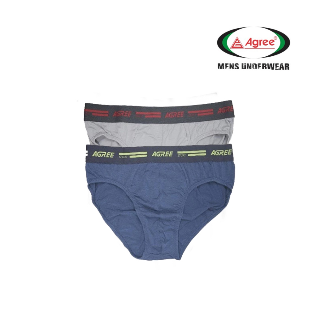 ( 2pc ) CD Agree 2316 Big Size | Celana Dalam Pria Agree Sport Jumbo Karet Boxer - Kshop