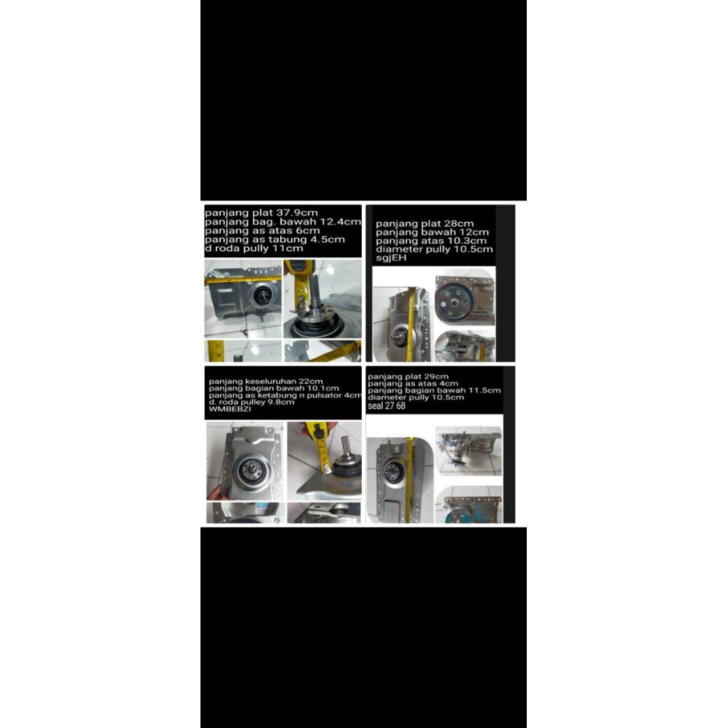 Gearbox gear box girbox mesin cuci aqua sanyo AQW 78DD AQW78DD AQW-78DD