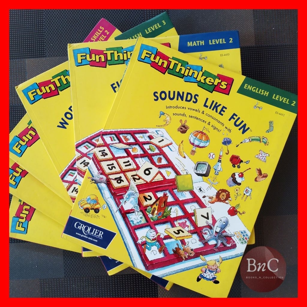 Fun Thimkers worksheet FunThinkers Grolier [ preloved, original ]