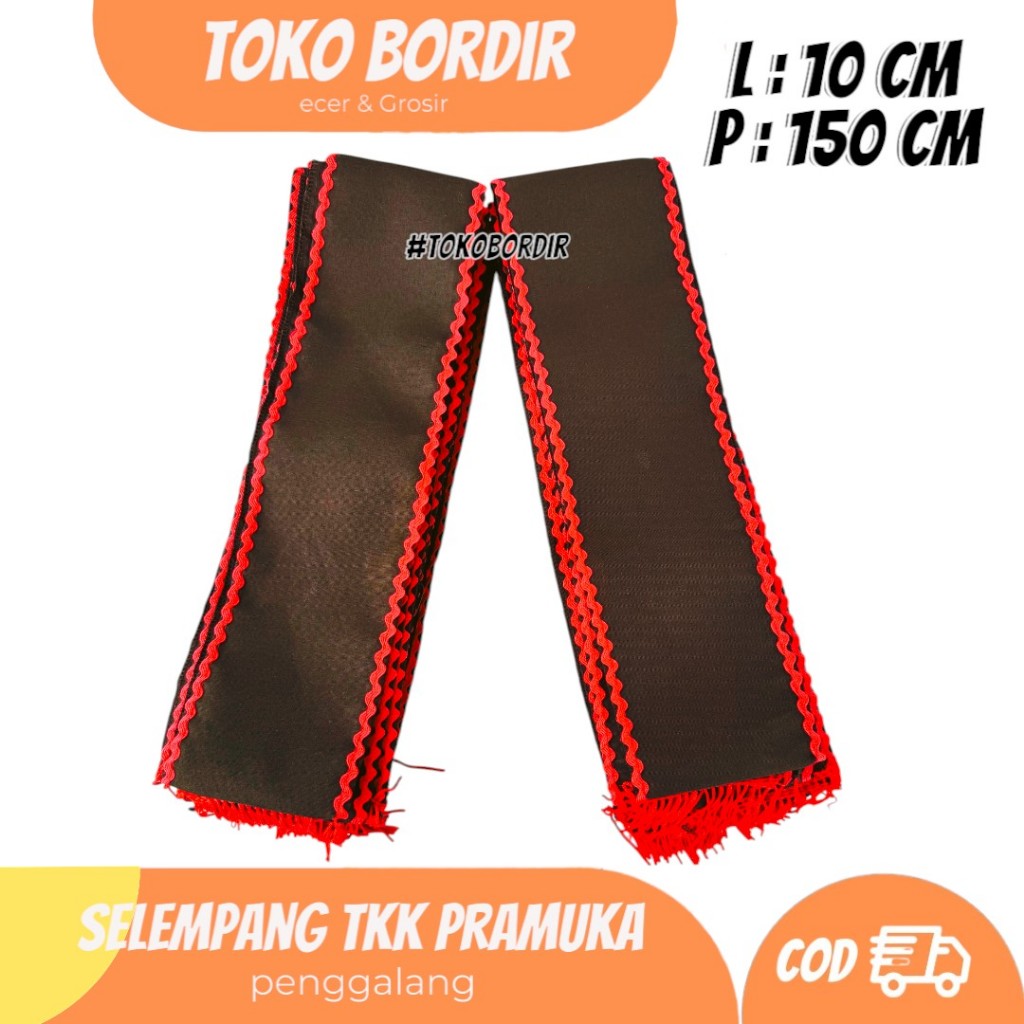 Selendang tkk penggalang  / Selempang tkk Pramuka penggalang