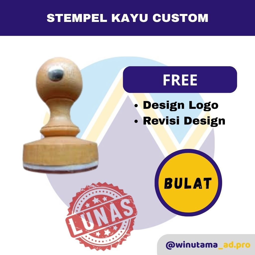 

STEMPEL KAYU CUSTOM | BULAT