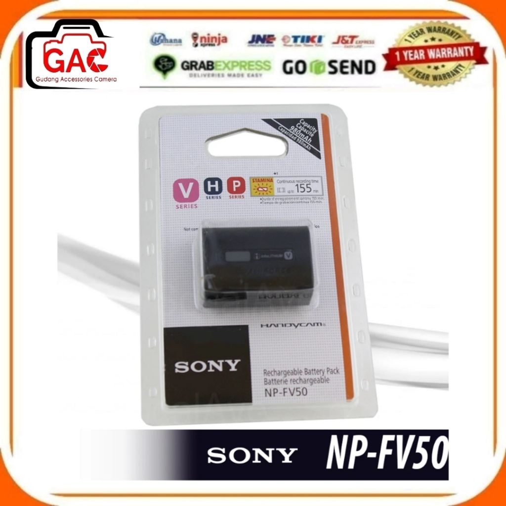 Battery NP-FV50 for SONY Camcorder Handycam NP-FV30 NP-FV70 NP-FV100 DCR-DVD105