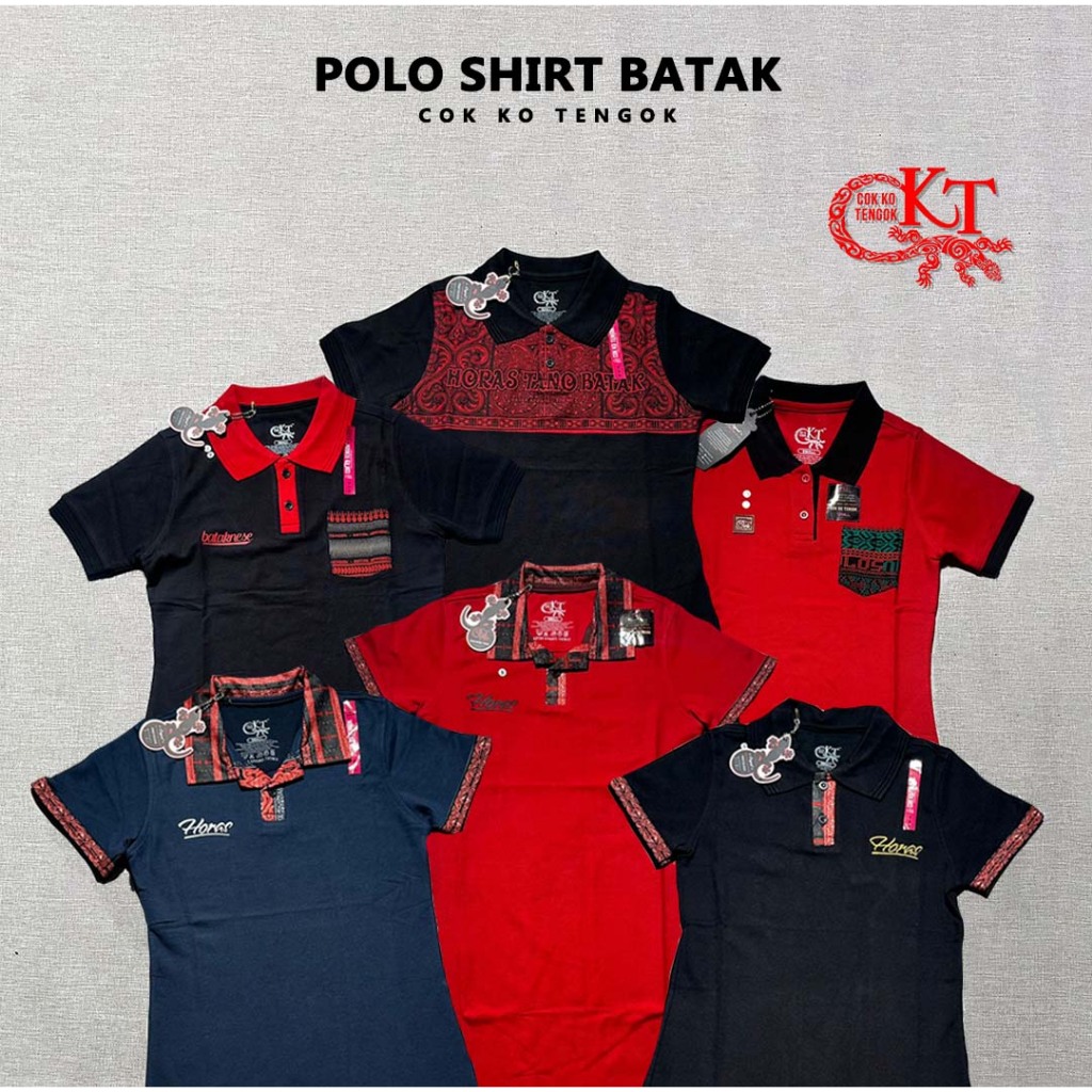 CKT Baju Berkerah Polo Shirt Kaos Batak Cewek Premium Distro Cok Ko Tengok