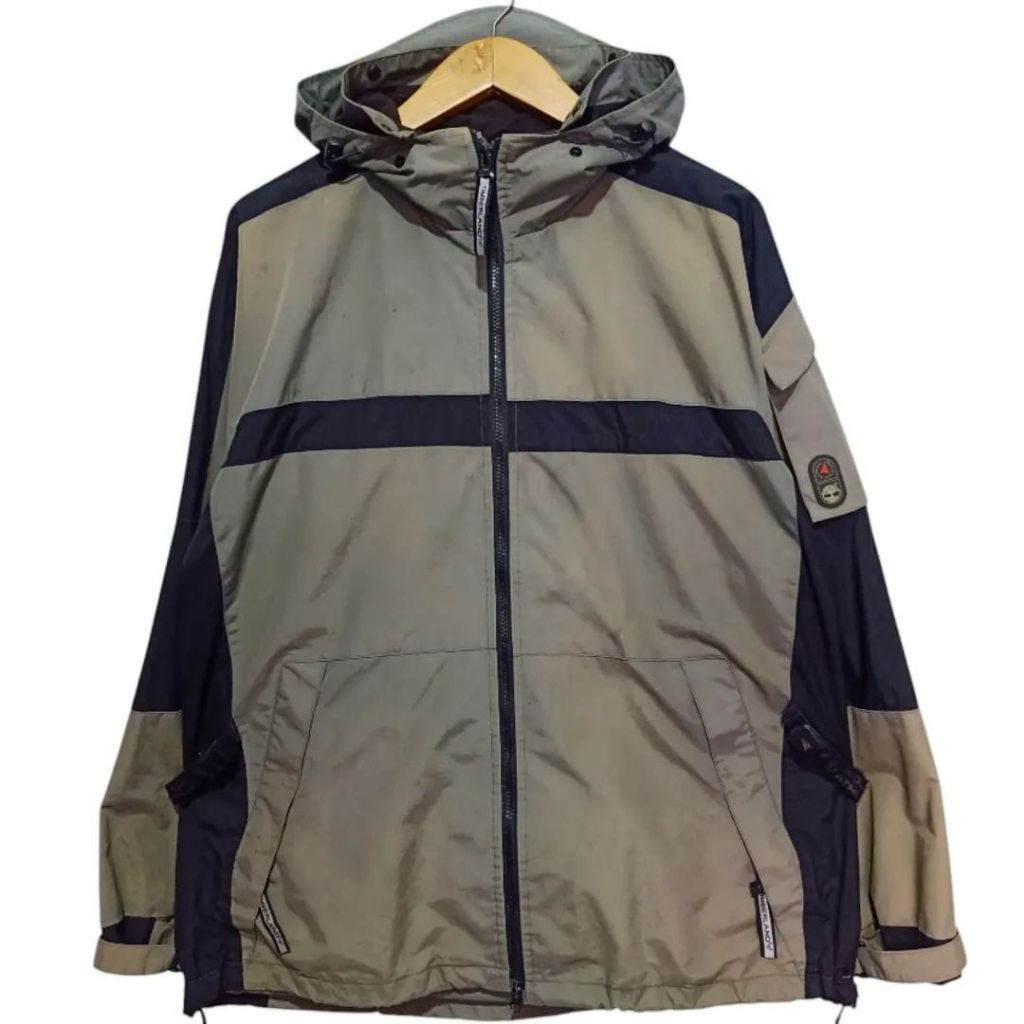 Vintage Jaket outdoor hidden hoodie TIMBERLAND Mountain Athletics size XL fit XXL