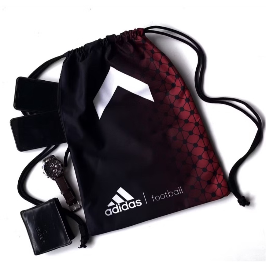 TAS SERUT ADIDAS BASIC STRINGBAGS ORIGINAL BLACK BAGS / TAS SERUT PRIA WANITA