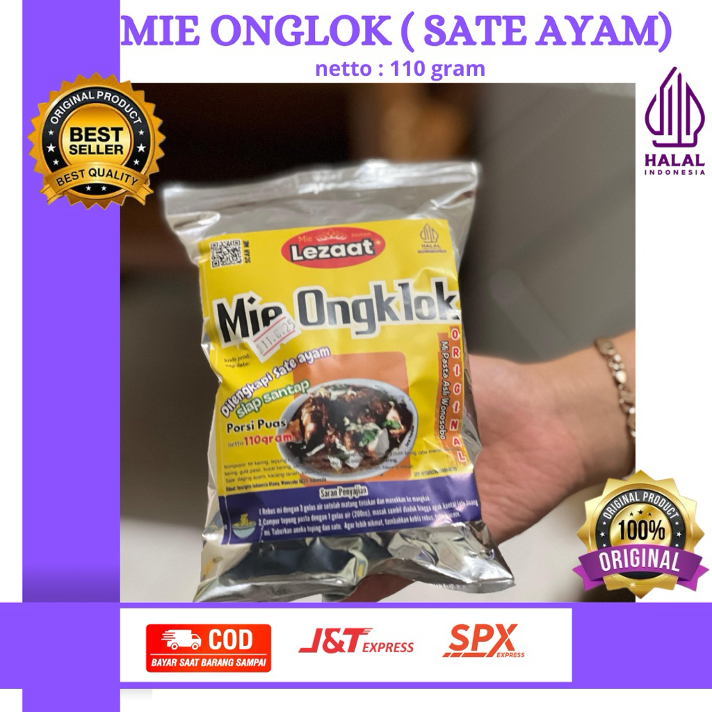 

Mie Ongklok Instant KNF Khas Wonosobo dengan Sate Ayam