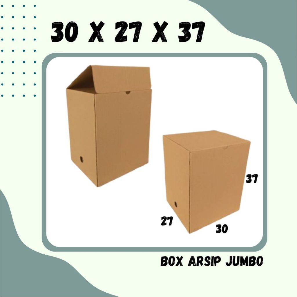 

Box Arsip 30x27x37 (Jumbo) Kardus Arsip Dus Packing/polos/Arsip/File/filebox/arsipbox/box Dokumen