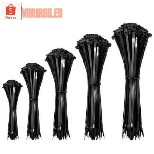 

Kabel Ties Tali Ties Nylon Hitam 10cm / 15cm / 20cm Tebal Dan Kuat Serbaguna Isi 100pcs