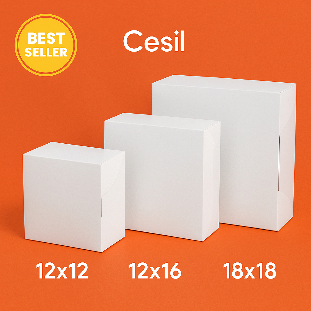 Kotak Putih Polos 1pack 100pcs / Snack Box / Kotak Snack Sealer / Sealer / Snack Sealer / Sealer