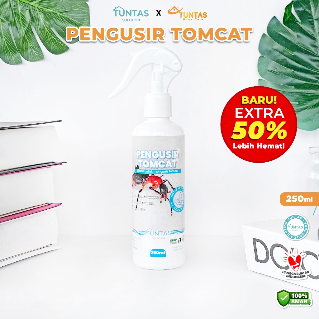TUNTAS Pembasmi Tomcat Anti Hama Pengusir Serangga Tomcat Paling Ampuh Dalam Rumah 250ml