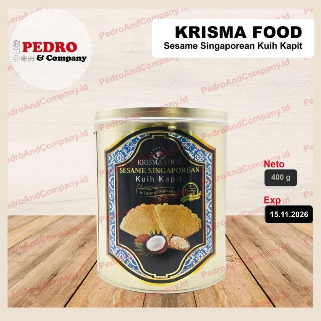 

Krisma food SESAME singapore kuih kapit 400 gram