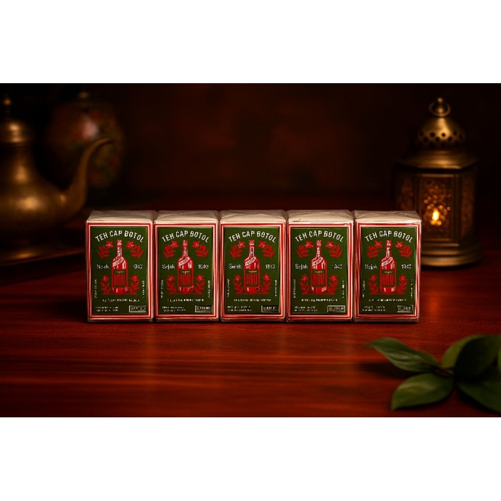 

Teh Cap Botol Hijau Tubruk 40gr /pack (10 pcs)