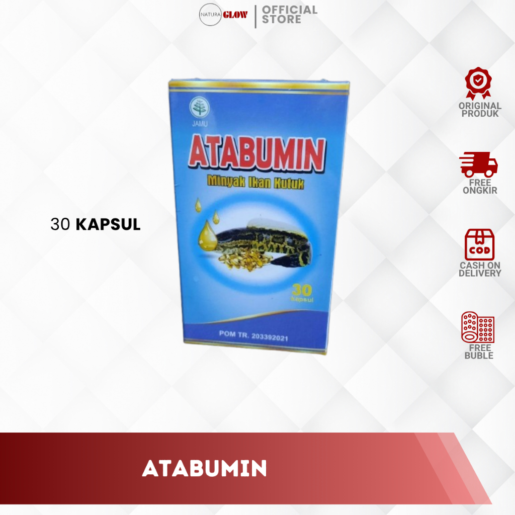 

Atabumin Kapsul Minyak Ikan Gabus Kutuk Isi 30 Kapsul ORIGINAL 100%