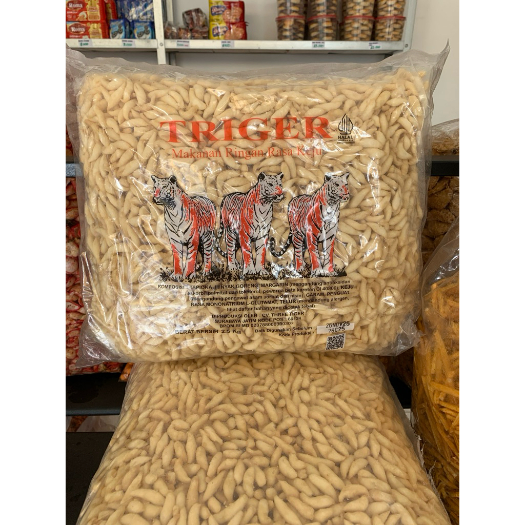 

[BAL-2,5KG] BIDARAN KEJU TRIGER PREMIUM ASLI ENAK ASIN EMPUK