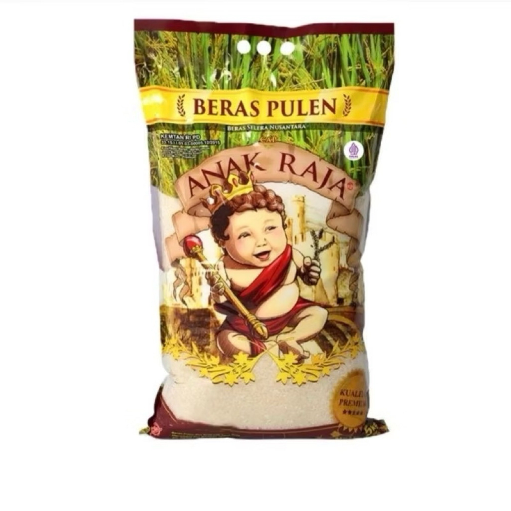 

INSTANT!!! BERAS 5KG ANAK RAJA - BERAS PREMIUM - BERAS PULEN